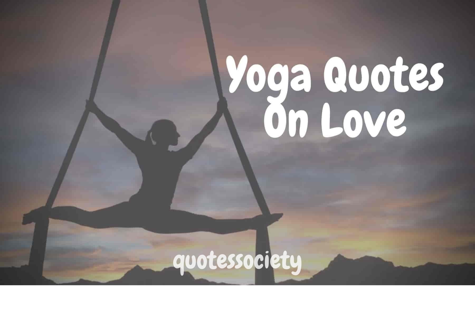 Couple yoga with pickup lines or love quotes